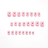 12 Sizes-24 Pcs Press On Nails JP1833