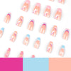 12 Sizes-24 Pcs Press On Nails JP2298
