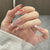 12 Sizes-24 Pcs Press On Nails MY075
