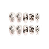12 Sizes-24 Pcs Press On Nails JP1586
