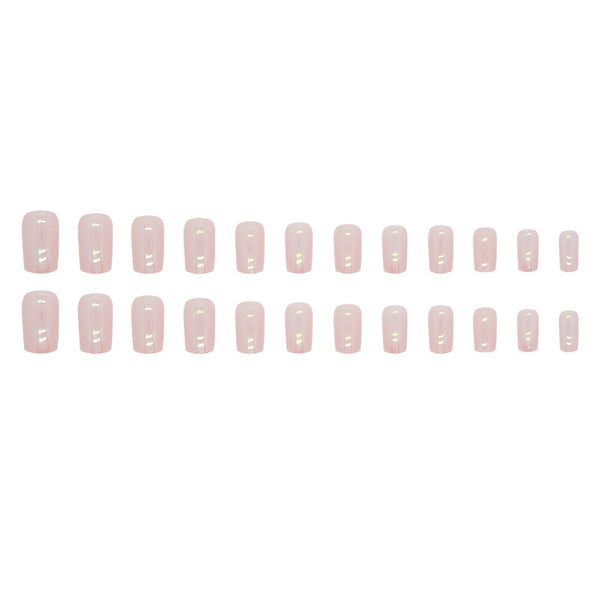 12 Sizes-24 Pcs Press On Nails W1395