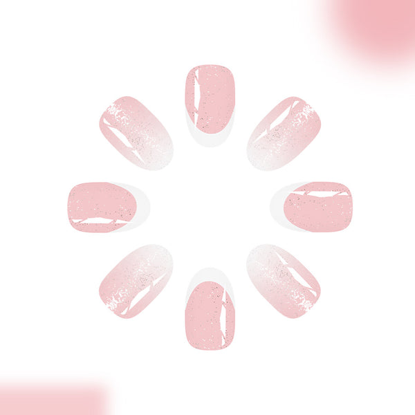 12 Sizes-24 Pcs Press On Nails C1059