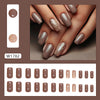 12 Sizes-24 Pcs Press On Nails W1782