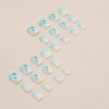 12 Sizes-24 Pcs Press On Nails W746