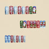 12 Sizes-24 Pcs Press On Nails Y1212