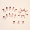 12 Sizes-24 Pcs Press On Nails R712