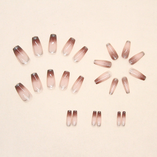 12 Sizes-24 Pcs Press On Nails R712