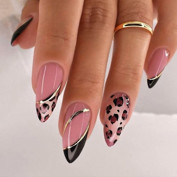 12 Sizes-24 Pcs Press On Nails C1163