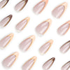 12 Sizes-24 Pcs Press On Nails JP3128