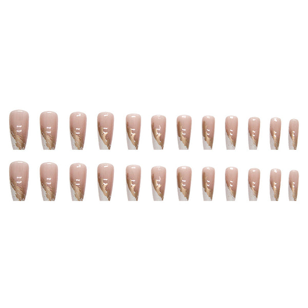 12 Sizes-24 Pcs Press On Nails W383