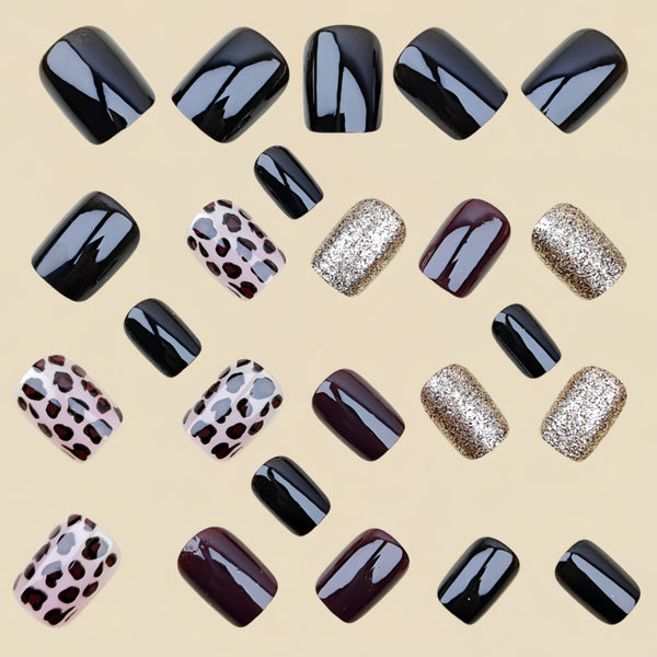 12 Sizes-24 Pcs Press On Nails Y2377-24