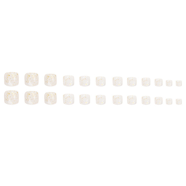 12 Sizes-24 Pcs Press On Nails F103