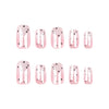 12 Sizes-24 Pcs Press On Nails JP3241