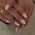 12 Sizes-24 Pcs Press On Nails W1946