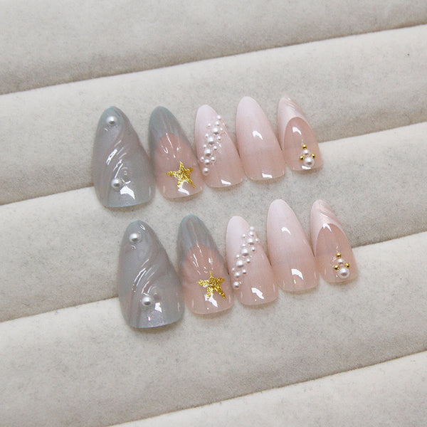 12 Sizes-24 Pcs Press On Nails Z906