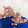 12 Sizes-24 Pcs Press On Nails W061