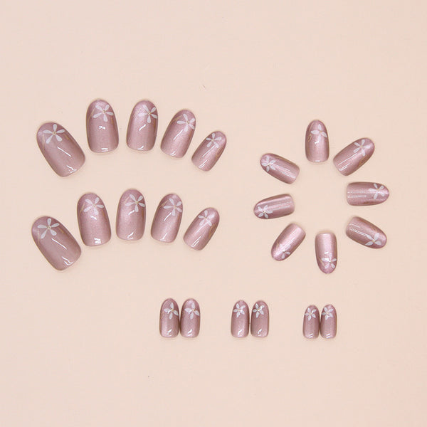 12 Sizes-24 Pcs Press On Nails W1572