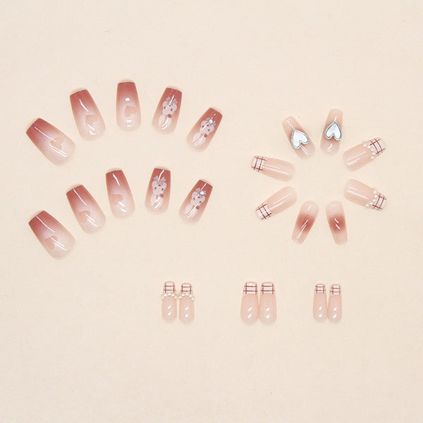 12 Sizes-24 Pcs Press On Nails Z555