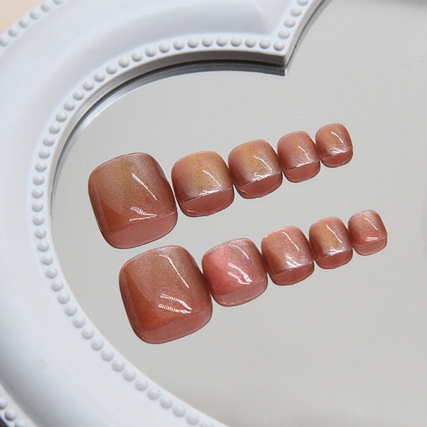 12 Sizes-24 Pcs Press On Nails F147