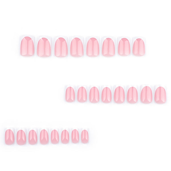 12 Sizes-24 Pcs Press On Nails JP3666