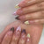 12 Sizes-24 Pcs Press On Nails C1350
