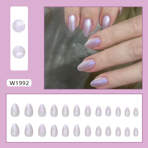 12 Sizes-24 Pcs Press On Nails W1992