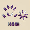 12 Sizes-24 Pcs Press On Nails Y1986