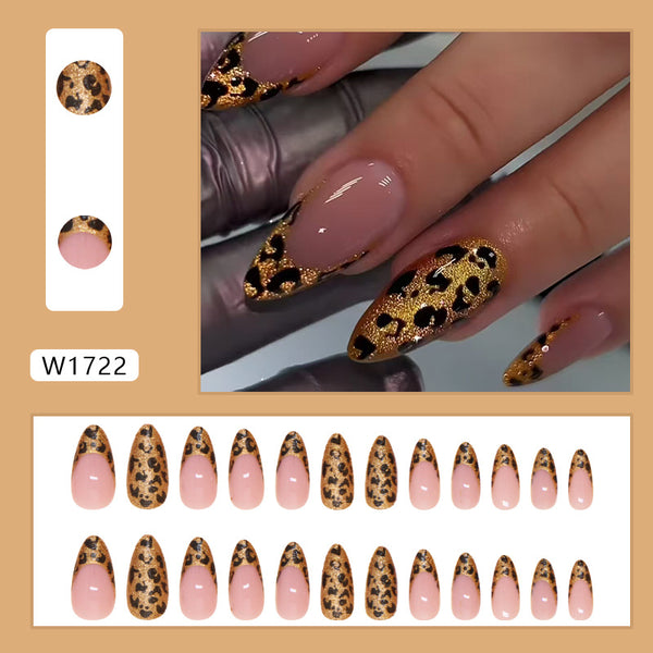 12 Sizes-24 Pcs Press On Nails W1722