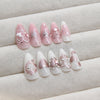 12 Sizes-24 Pcs Press On Nails Z936