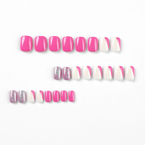 12 Sizes-24 Pcs Press On Nails JP2565