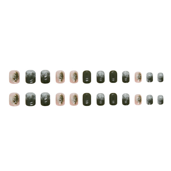 12 Sizes-24 Pcs Press On Nails R776