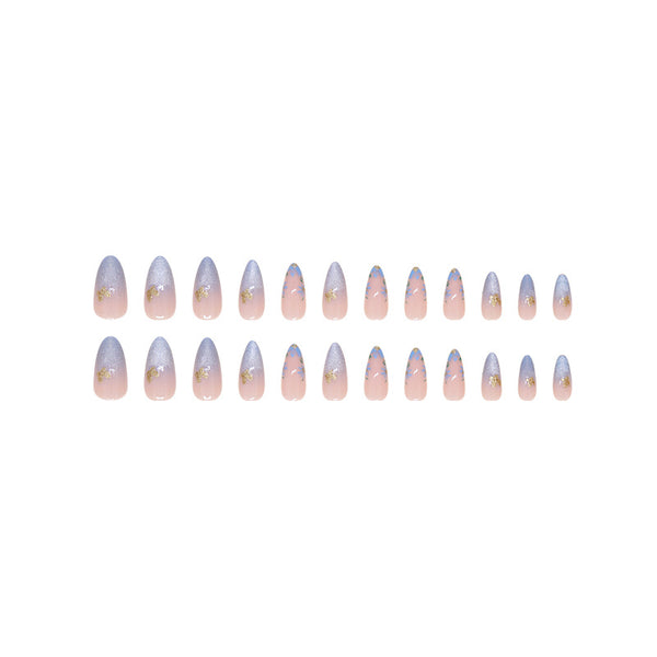 12 Sizes-24 Pcs Press On Nails W1545