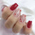 12 Sizes-24 Pcs Press On Nails C738