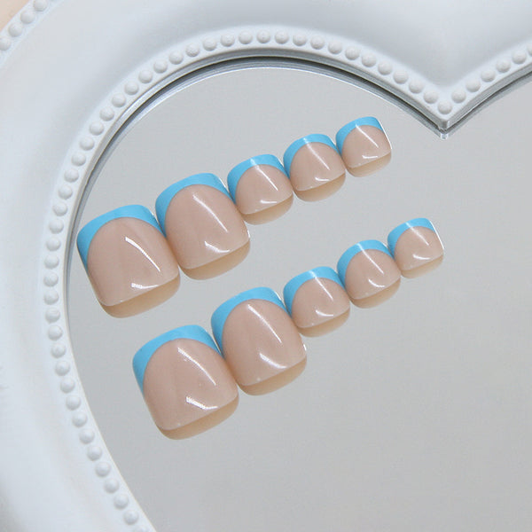 12 Sizes-24 Pcs Press On Nails F207