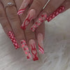 12 Sizes-24 Pcs Press On Nails JP2248