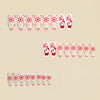 12 Sizes-24 Pcs Press On Nails Y1311