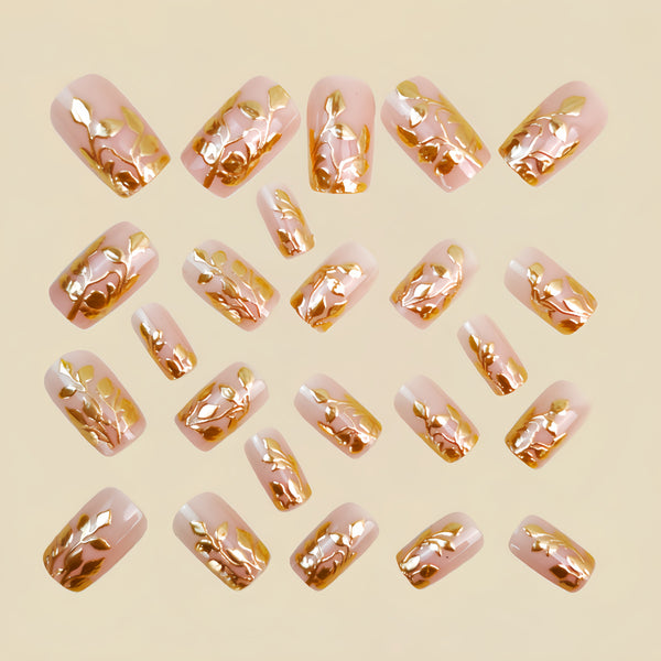 12 Sizes-24 Pcs Press On Nails Y1733