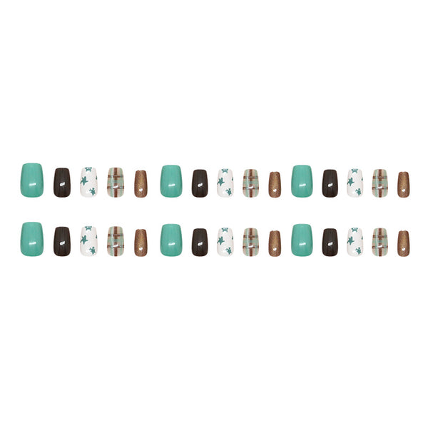 30 Pcs Press On Nails MY127