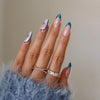 12 Sizes-24 Pcs Press On Nails JP1554