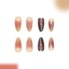 12 Sizes-24 Pcs Press On Nails C1628