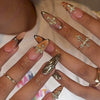 12 Sizes-24 Pcs Press On Nails Z942