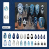 12 Sizes-24 Pcs Press On Nails W2087