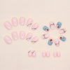 12 Sizes-24 Pcs Press On Nails W1010