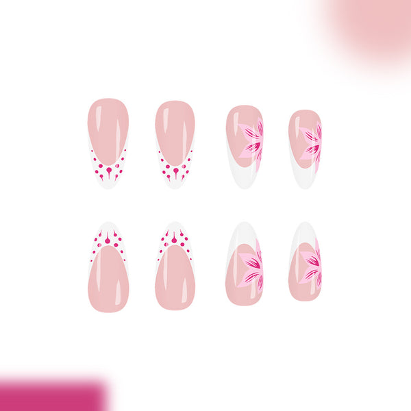 12 Sizes-24 Pcs Press On Nails G1547