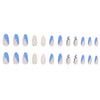 12 Sizes-24 Pcs Press On Nails Z614
