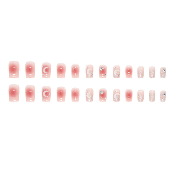 12 Sizes-24 Pcs Press On Nails Z488
