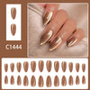 12 Sizes-24 Pcs Press On Nails C1444