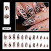 12 Sizes-24 Pcs Press On Nails W406