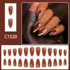 12 Sizes-24 Pcs Press On Nails C1520