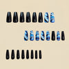 12 Sizes-24 Pcs Press On Nails Y406